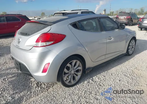 2012 Hyundai Veloster Base W/Gray z USA, uszkodzony, nr VIN KMHTC6ADXCU043777